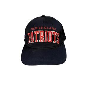 Vintage New England Patriots Starter Proline Hat Cap Arch Twill Snapback Blue